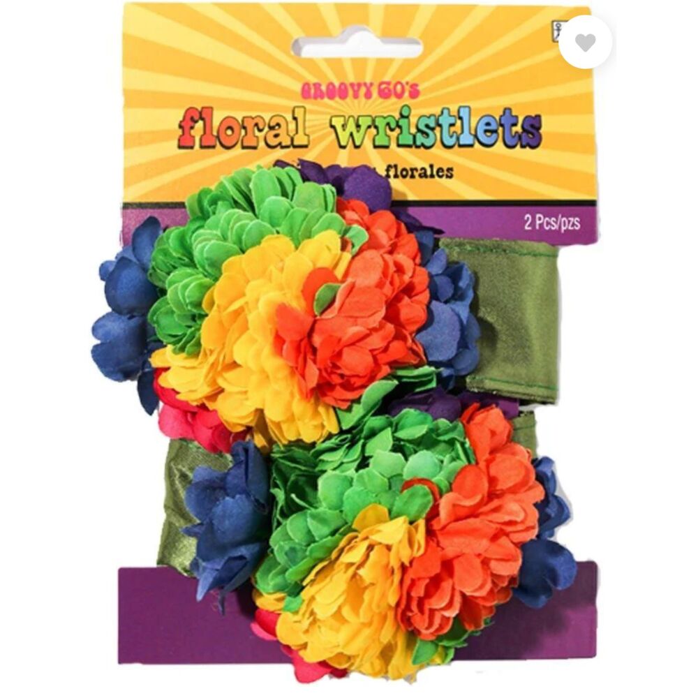 Groovy 60s Flower Wristlets